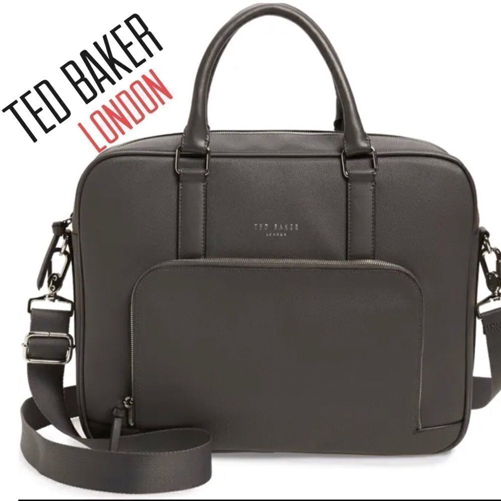 TED BAKER LONDON Coulter Faux Leather Document Bag - Picture 2 of 12